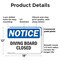 Signmission Diving Board Closed, 18 in W x Rectangle, Plastic OS-2PACK-NS-P-1218-L-11062 - alternate 5